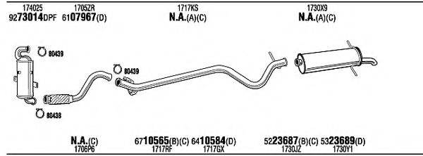 WALKER PEH24533BC Система випуску ОГ