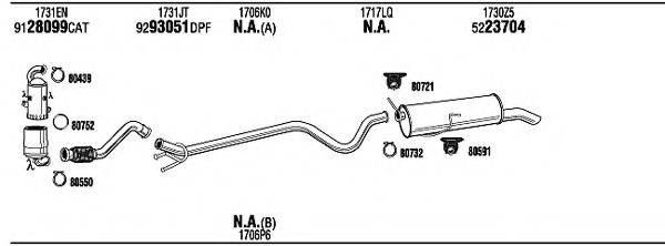 WALKER PEH26615BA Система випуску ОГ