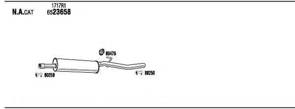 WALKER PEH28828A Система випуску ОГ