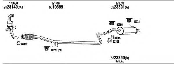 WALKER PEH33231B Система випуску ОГ