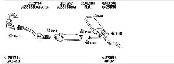 WALKER REH16490A Система випуску ОГ