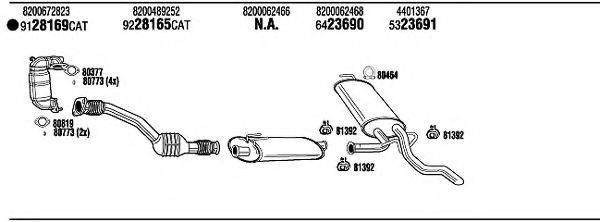 WALKER REH23078A Система випуску ОГ