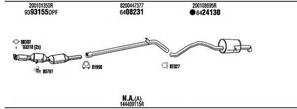 WALKER REK05859A Система випуску ОГ