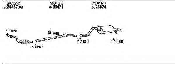 WALKER RET28766 Система випуску ОГ