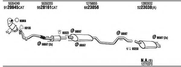 WALKER SAK18258A Система випуску ОГ