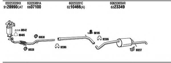 WALKER SKH16944BA Система випуску ОГ