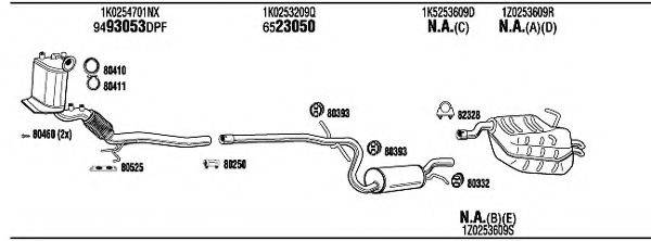 WALKER SKH20001A Система випуску ОГ