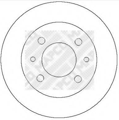 MAPCO 15270 гальмівний диск