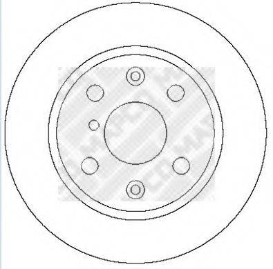 MAPCO 15286 гальмівний диск