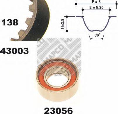 MAPCO 23003 Комплект ременя ГРМ