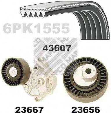 MAPCO 23610 Полікліновий ремінний комплект