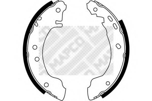 MAPCO 8520 Комплект гальмівних колодок