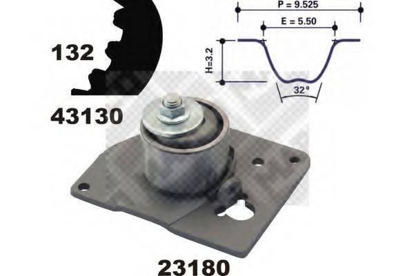 MAPCO 23130 Комплект ременя ГРМ