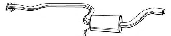 FONOS 619305 Середній глушник вихлопних газів