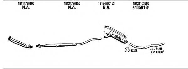 FONOS BW30401A Система випуску ОГ