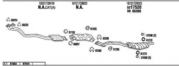 FONOS BW52513B Система випуску ОГ