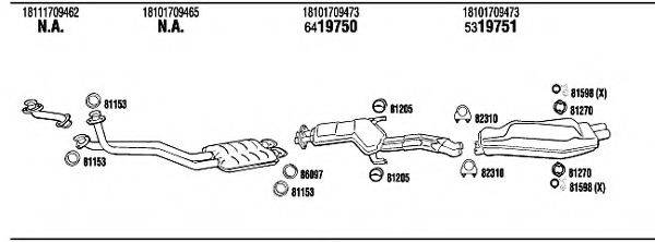 FONOS BW70115 Система випуску ОГ