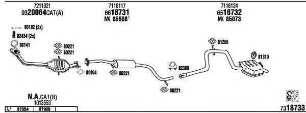 FONOS FO60013A Система випуску ОГ