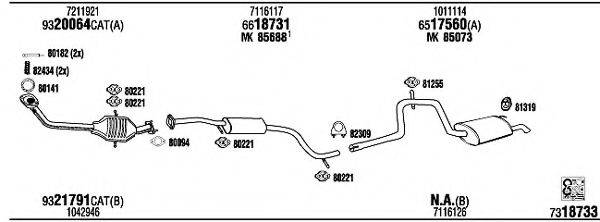 FONOS FO60093A Система випуску ОГ