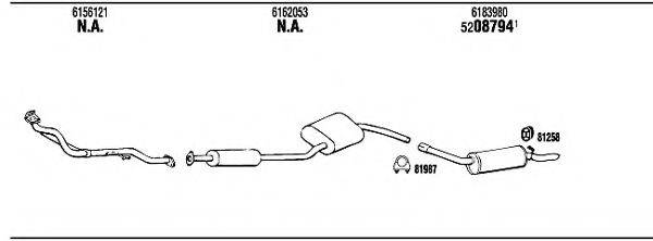 FONOS FO60329B Система випуску ОГ