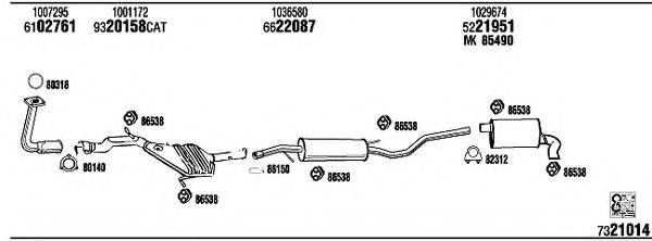 FONOS FO75006 Система випуску ОГ