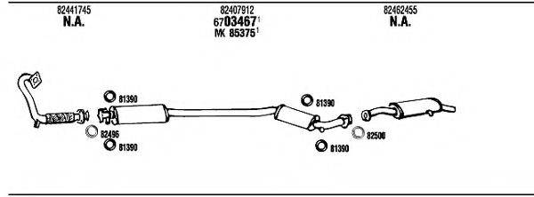 FONOS LN70003 Система випуску ОГ