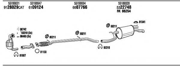 FONOS LNH23357A Система випуску ОГ