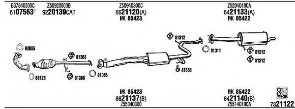 FONOS MA41213 Система випуску ОГ