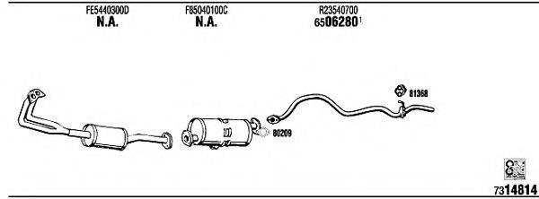 FONOS MA80304 Система випуску ОГ