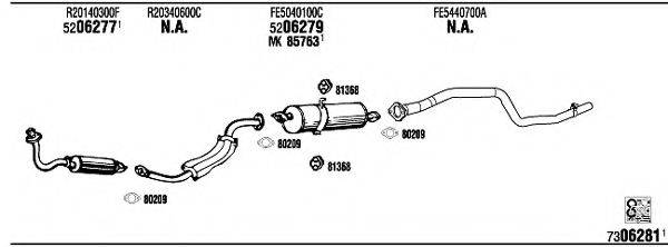 FONOS MA80313 Система випуску ОГ