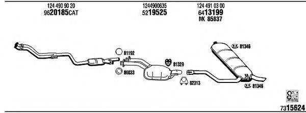 FONOS MB20015B Система випуску ОГ