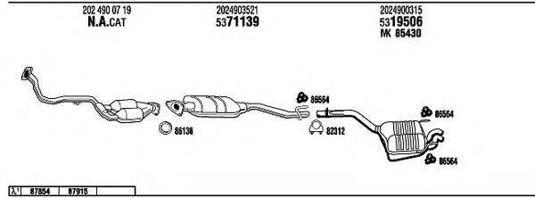 FONOS MB20066 Система випуску ОГ