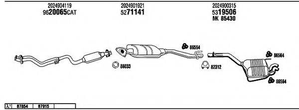 FONOS MB22021 Система випуску ОГ