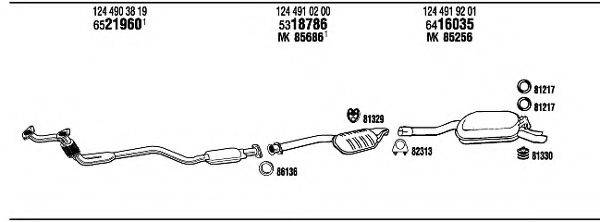 FONOS MB25032 Система випуску ОГ