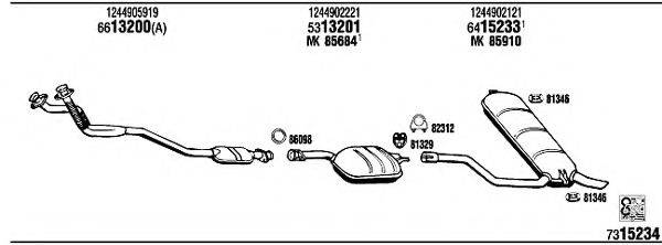 FONOS MB30316A Система випуску ОГ