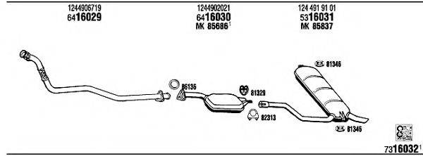 FONOS MB30319B Система випуску ОГ