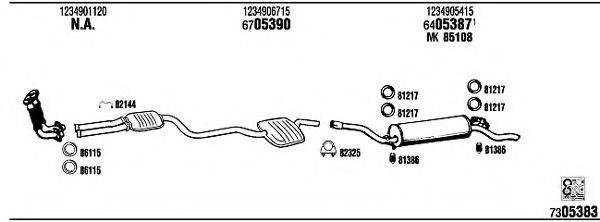 FONOS MB33703 Система випуску ОГ