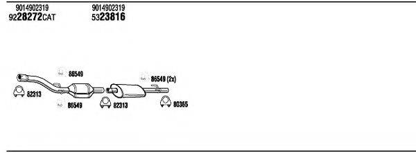 FONOS MBH14986 Система випуску ОГ