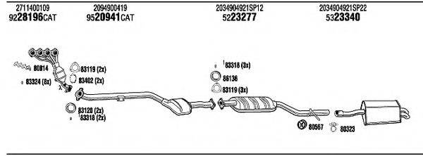 FONOS MBH17861A Система випуску ОГ