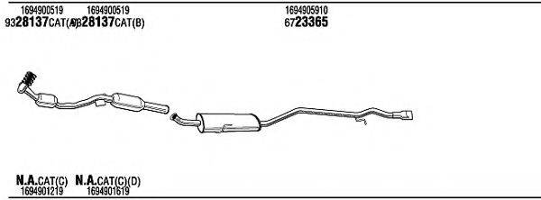 FONOS MBH31059B Система випуску ОГ