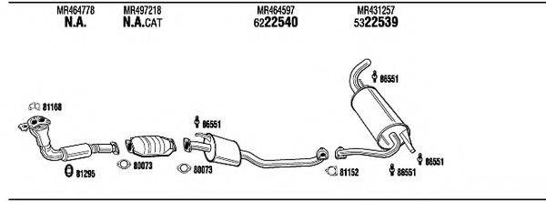 FONOS MI65568 Система випуску ОГ