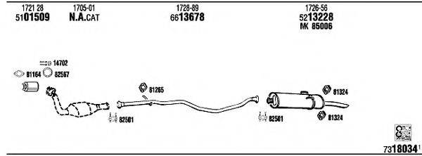 FONOS PE40558A Система випуску ОГ