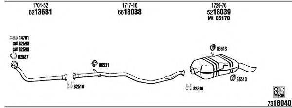 FONOS PE40559 Система випуску ОГ