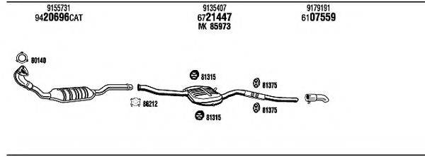 FONOS VOH05390 Система випуску ОГ