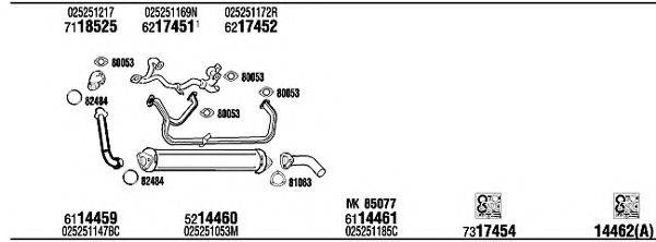 FONOS VW72215 Система випуску ОГ