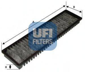 UFI 5413700 Фільтр, повітря у внутрішньому просторі