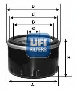 UFI 2358400 Масляний фільтр