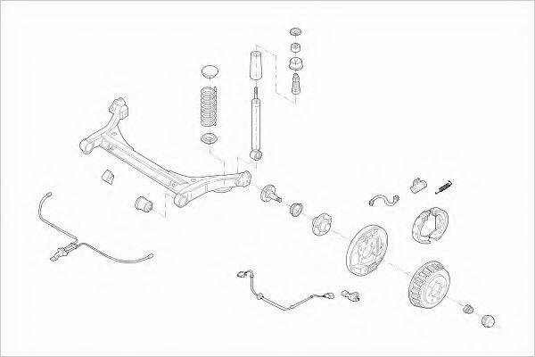 BOGE VWLUPORB003 Рульове управління; Підвіска колеса