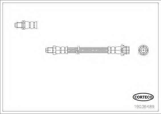 CORTECO 19036489 Гальмівний шланг