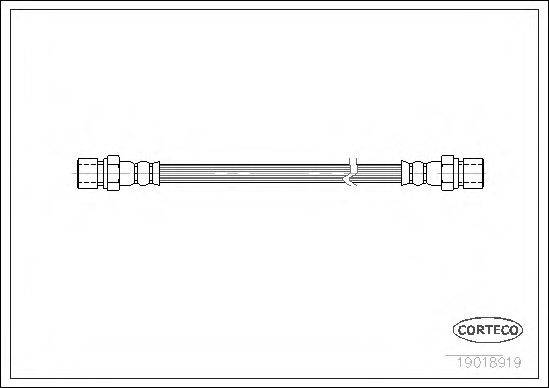 CORTECO 19018919 Гальмівний шланг